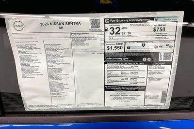 2026 Nissan Sentra SR