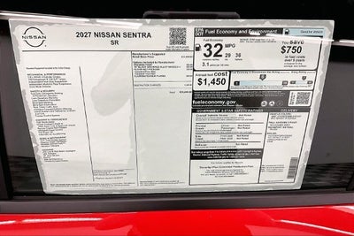 2027 Nissan Sentra SR
