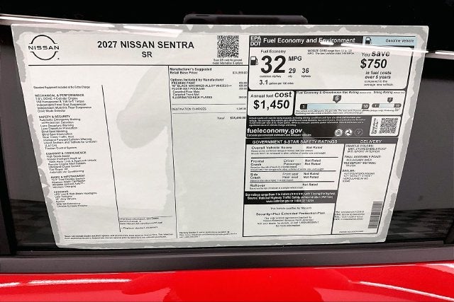 2027 Nissan Sentra SR
