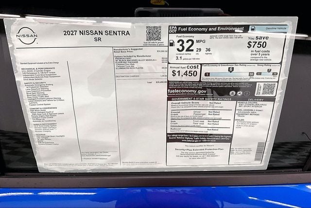 2027 Nissan Sentra SR