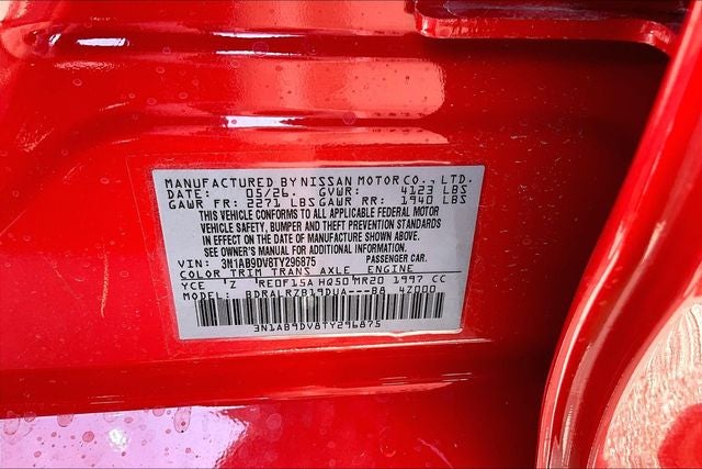2026 Nissan Sentra SR