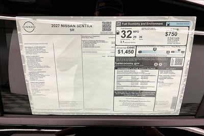 2027 Nissan Sentra SR