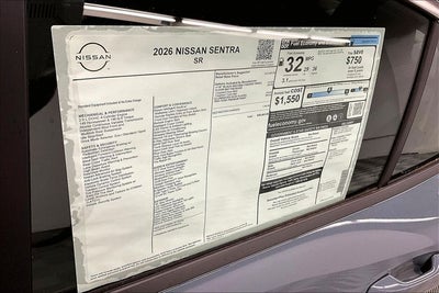 2026 Nissan Sentra SR