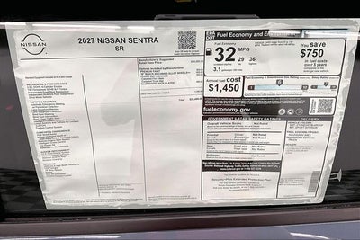 2027 Nissan Sentra SR