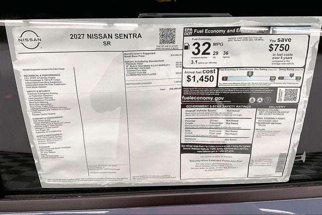 2027 Nissan Sentra SR