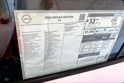 2026 Nissan Sentra SL