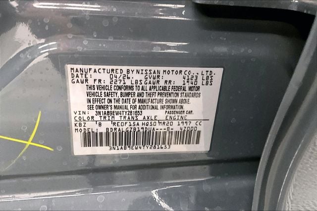 2026 Nissan Sentra SL