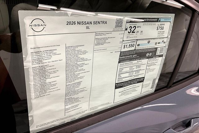 2026 Nissan Sentra SL