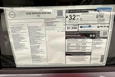 2026 Nissan Sentra SL