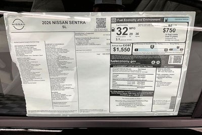 2026 Nissan Sentra SL