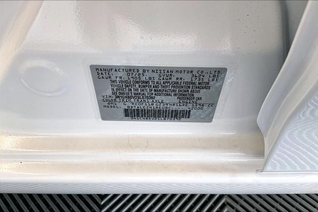 2025 Nissan Versa 1.6 S - Plus and Trunk Packages