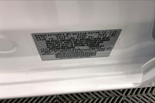 2025 Nissan Versa 1.6 S - Plus and Trunk Packages