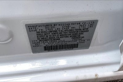 2025 Nissan Versa 1.6 SV - Trunk Package