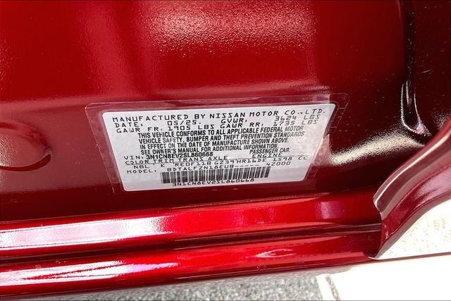 2025 Nissan Versa 1.6 SV - Trunk Package