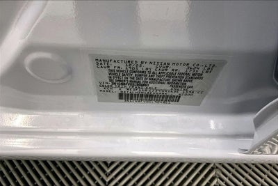 2025 Nissan Versa 1.6 SR - Trunk Package