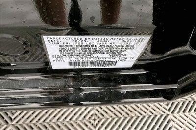 2025 Nissan Versa 1.6 SR - Trunk Package