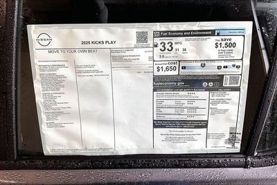 2025 Nissan Kicks Play S