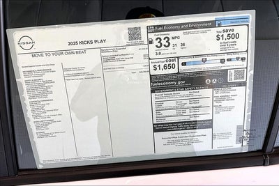 2025 Nissan Kicks Play S