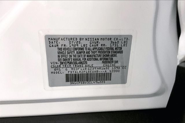 2025 Nissan Kicks Play S