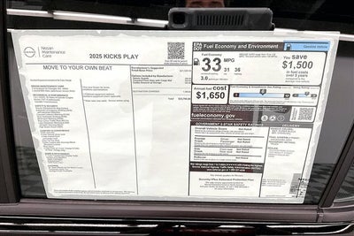 2025 Nissan Kicks Play S