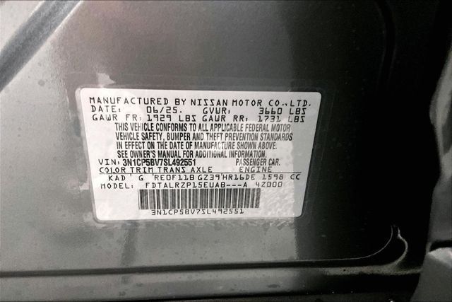 2025 Nissan Kicks Play S