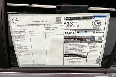 2025 Nissan Kicks Play S