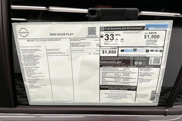 2025 Nissan Kicks Play S