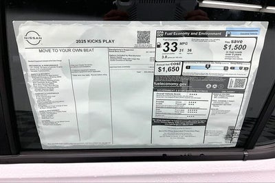 2025 Nissan Kicks Play S