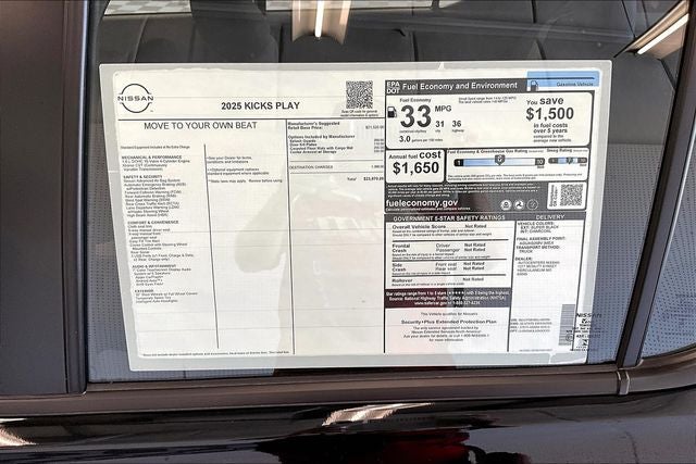 2025 Nissan Kicks Play S