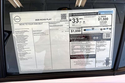 2025 Nissan Kicks Play S