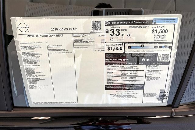 2025 Nissan Kicks Play S