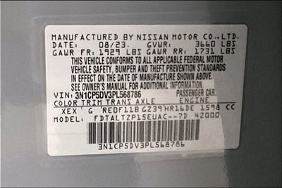 2023 Nissan Kicks SR Adaptive Cruise-Blind Spot Monitor-Remote Start