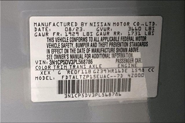 2023 Nissan Kicks SR Adaptive Cruise-Blind Spot Monitor-Remote Start