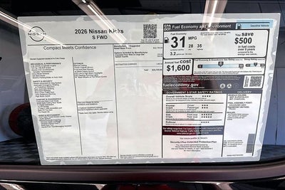 2026 Nissan Kicks S
