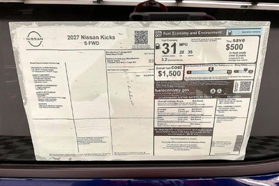 2027 Nissan Kicks S