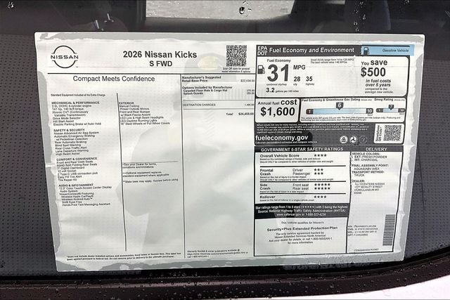 2026 Nissan Kicks S