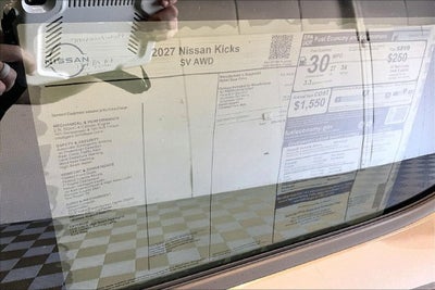 2027 Nissan Kicks SV AWD - Premium Package