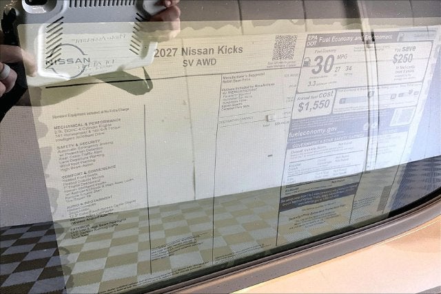 2027 Nissan Kicks SV AWD - Premium Package