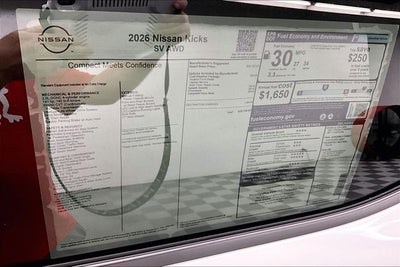 2026 Nissan Kicks SV AWD - Cold Weather Package