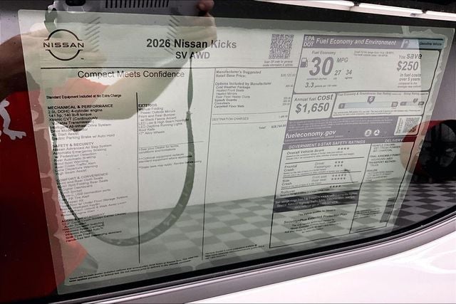 2026 Nissan Kicks SV AWD - Cold Weather Package