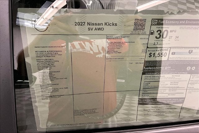 2027 Nissan Kicks SV AWD