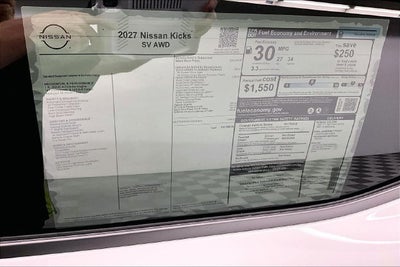 2027 Nissan Kicks SV AWD - Rock Creek Package