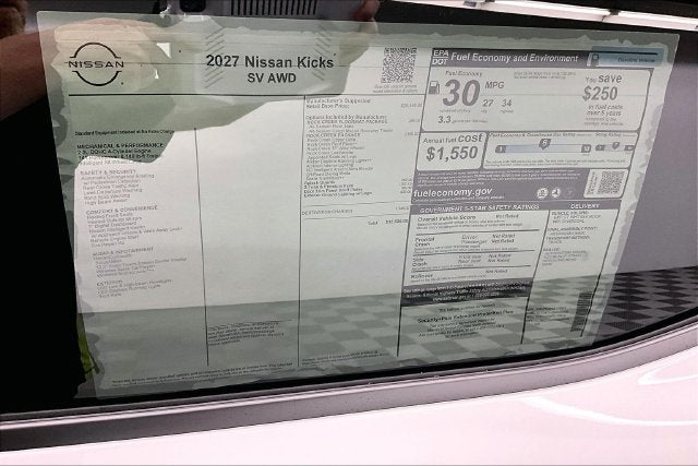 2027 Nissan Kicks SV AWD - Rock Creek Package