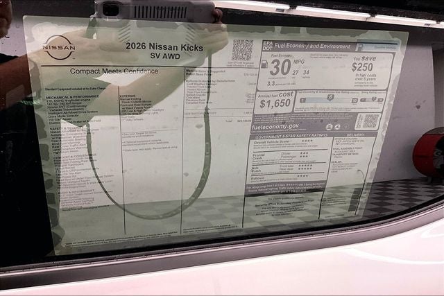 2026 Nissan Kicks SV AWD - Cold Weather Packages