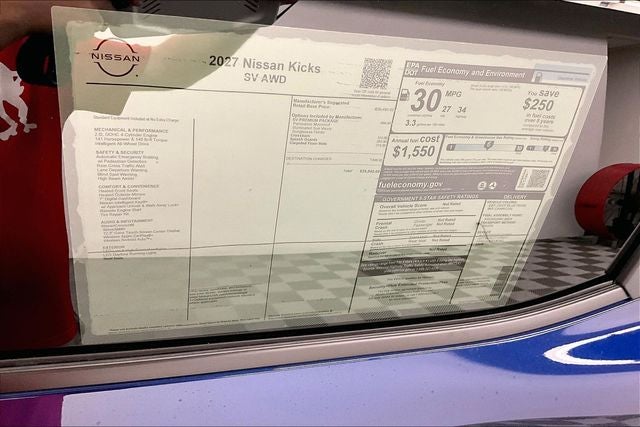 2027 Nissan Kicks AWD - Premium Package