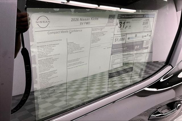 2026 Nissan Kicks SV - Electronics Package