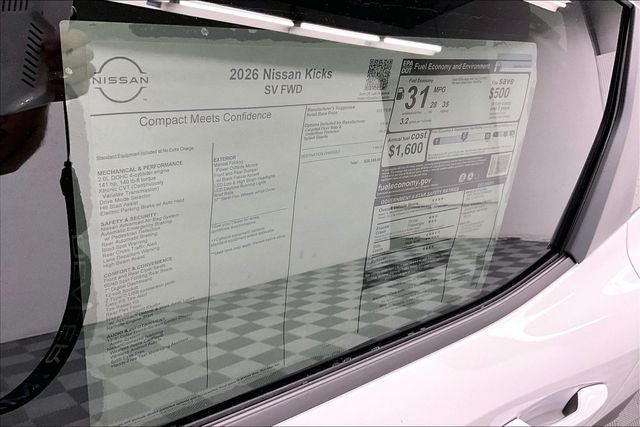 2026 Nissan Kicks SV