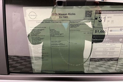 2026 Nissan Kicks SV