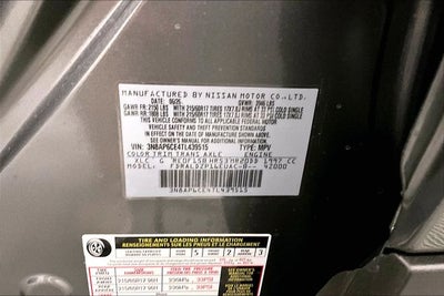 2026 Nissan Kicks SV - Premium, Cold Weather, Electronics Pkgs