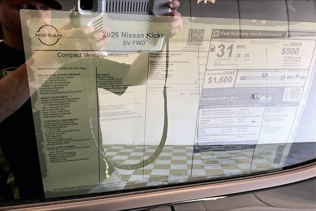 2026 Nissan Kicks SV - Cold Weather Package